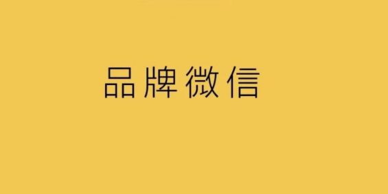 品牌微信，用户服务入口